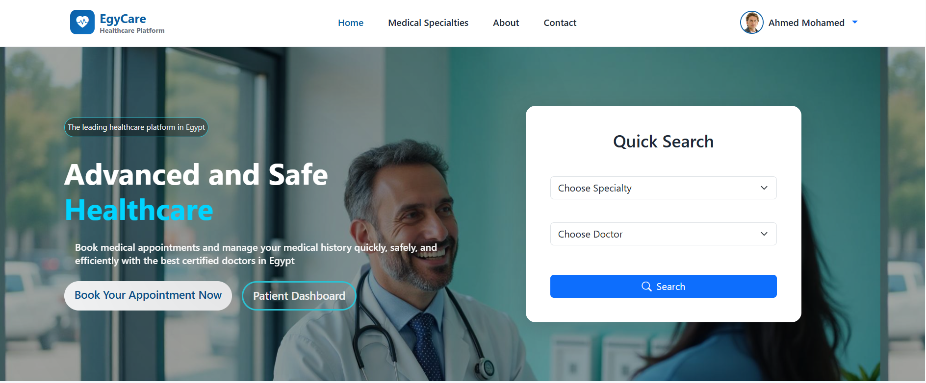 EgyCare Healthcare Platform
